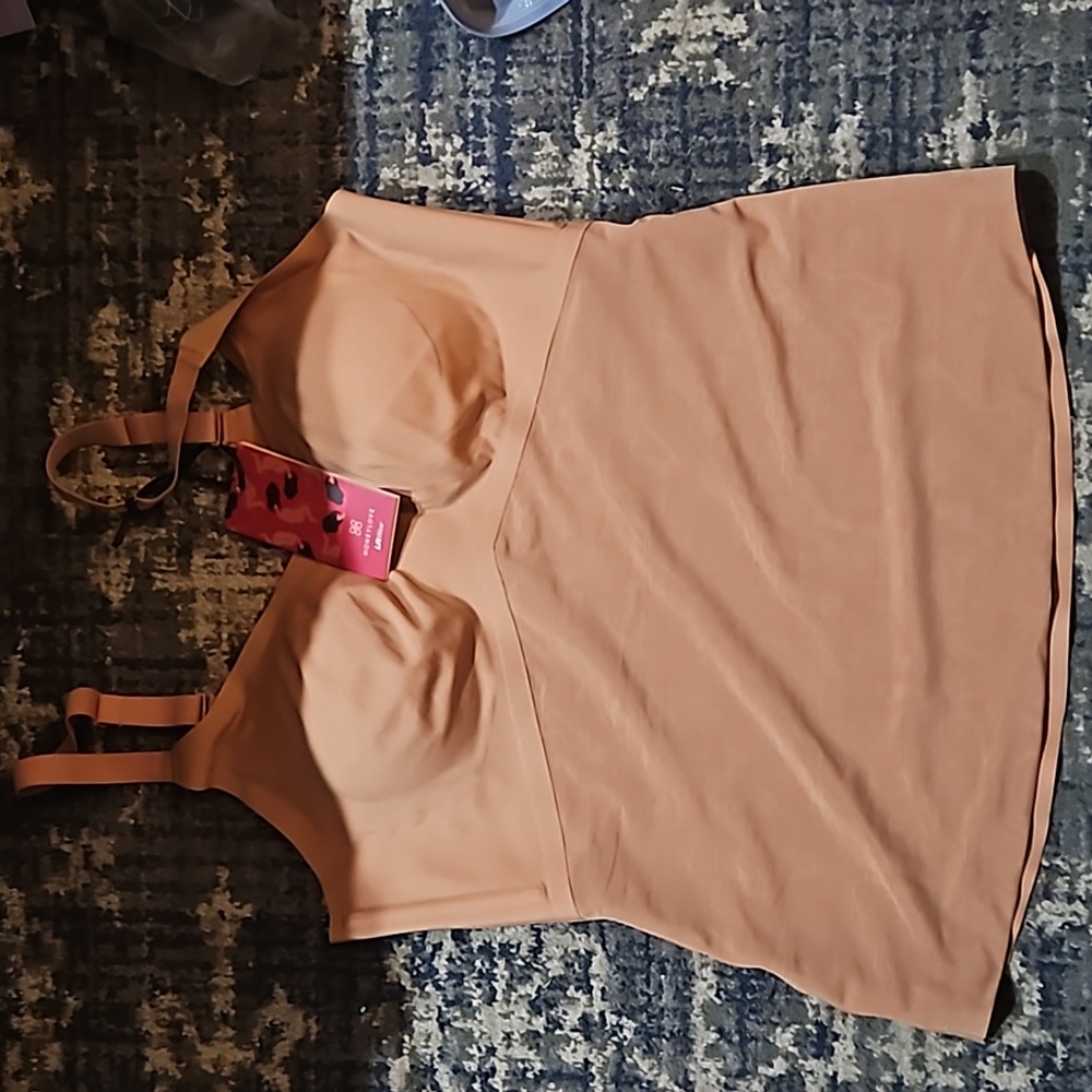 Honeylove Liftwear Cami Cinnamon MISSING PAD NWOT